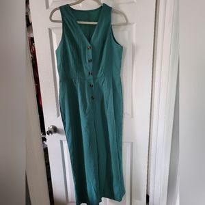Green tank Jumpsuit